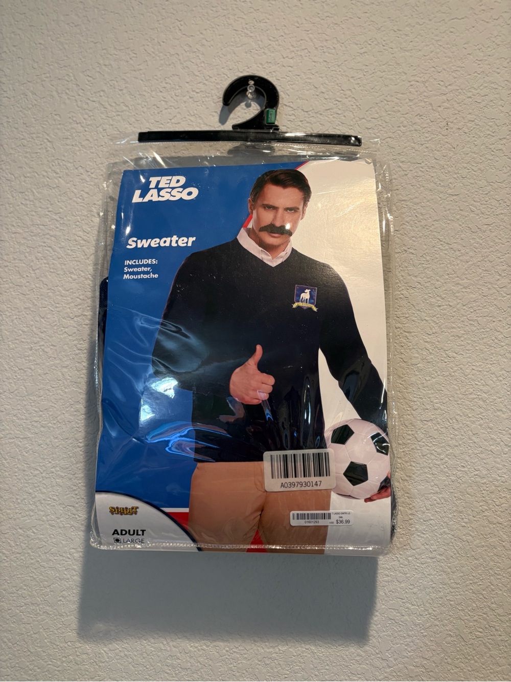 Ted Lasso Navy Blue Sweater Costume